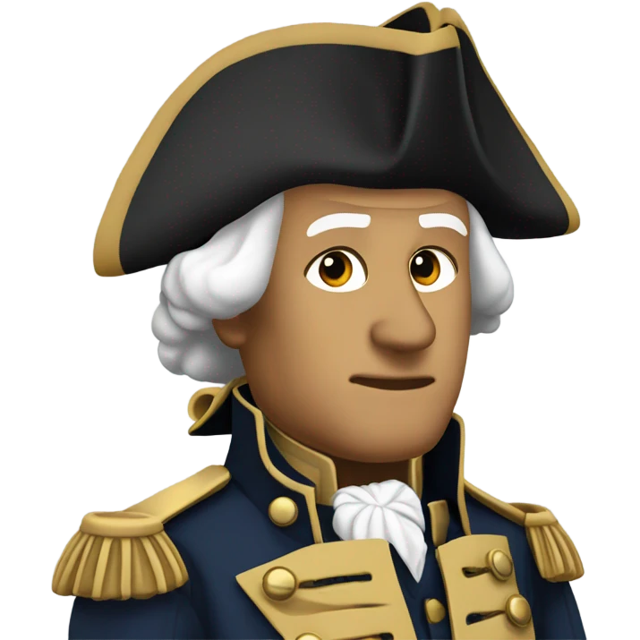 George Washington with an ak47 emoji