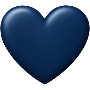 navy blue heart emoji