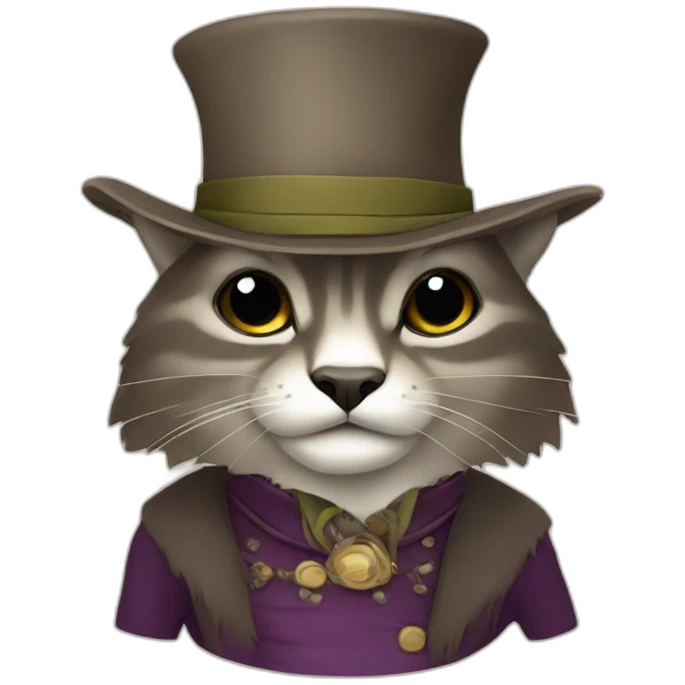 Mapache elegante emoji
