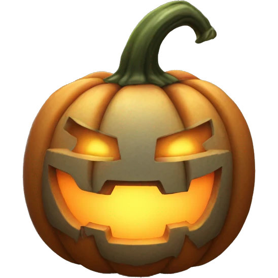 glowing Jack-o-lantern emoji