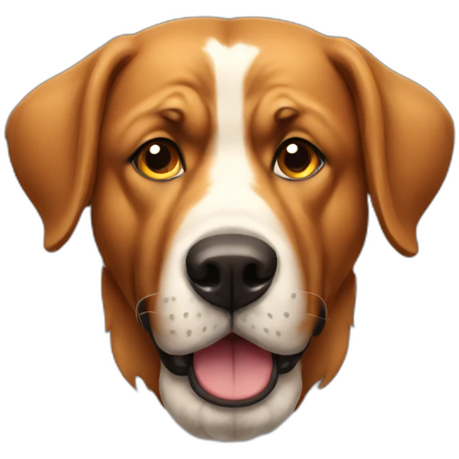 super big dog emoji