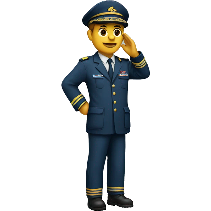 Pilote salute emoji