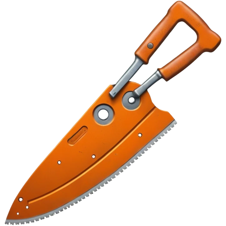 Create an image of a mason's saw. emoji