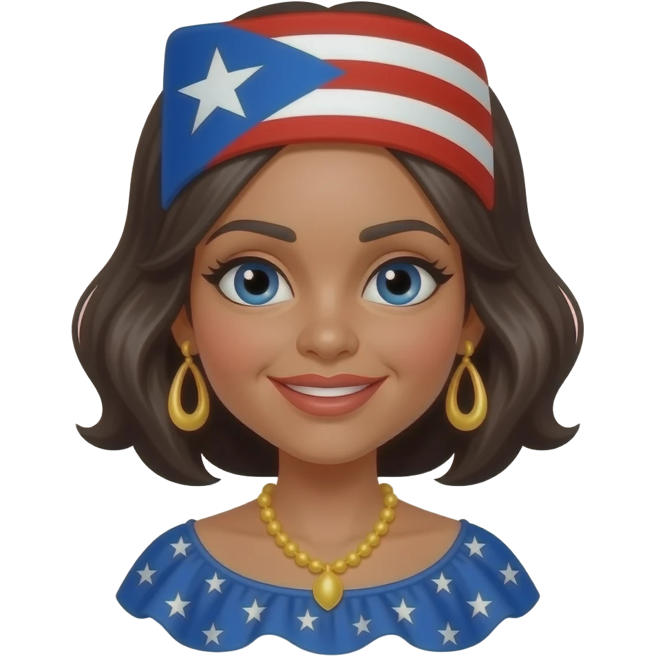 Crazy puerto lady emoji
