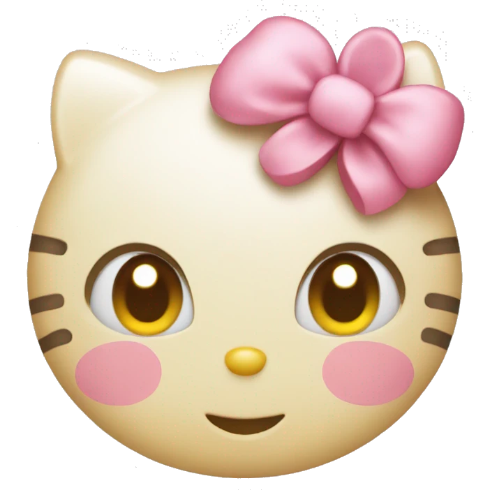 flirty Hello kitty emoji  emoji