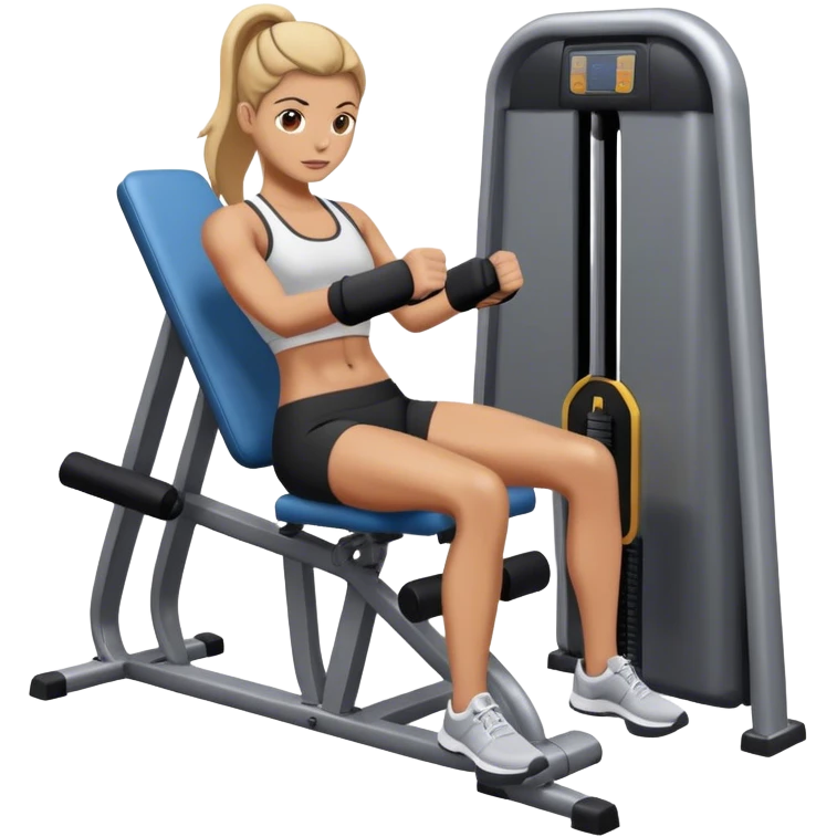 how to use abductor-machine gym emoji