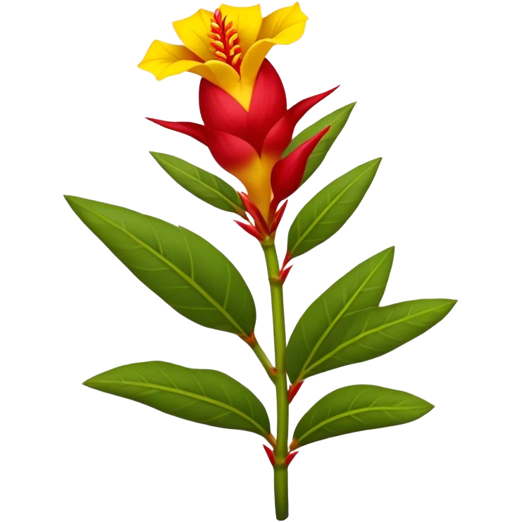 Costus spectabilis emoji