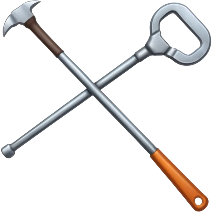 metal crowbar  emoji