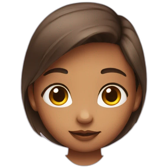 girl is showing heart emoji