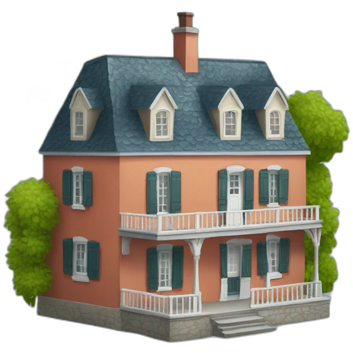 Maison de poupée emoji