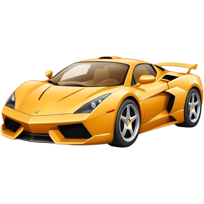 Man run a supercar  emoji
