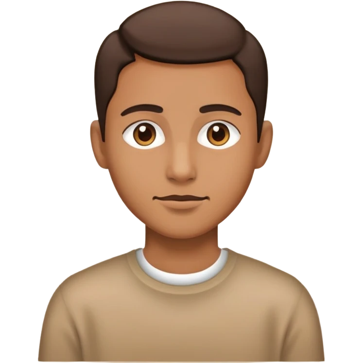 a person alone far away from a group emoji