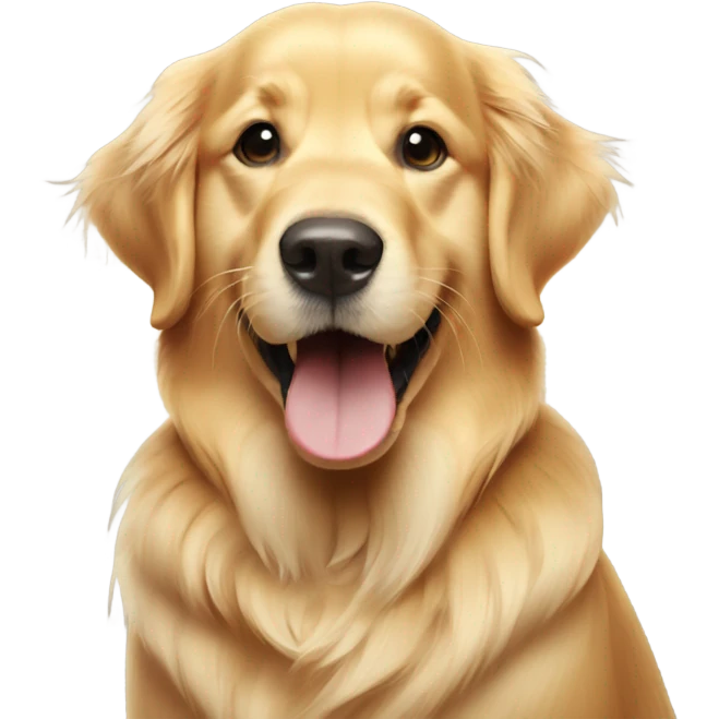 golden retriever thumbs up good emoji