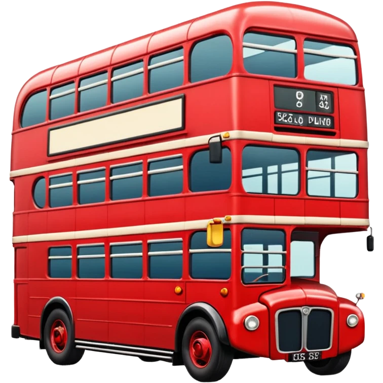Double Decker Bus emoji