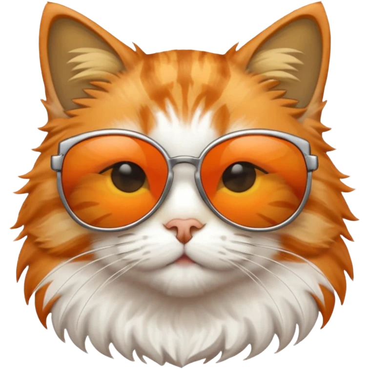 Cat wearing sunglasses emoji