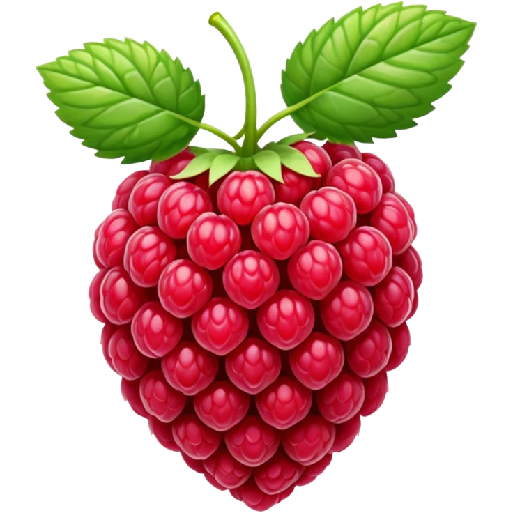 One raspberry emoji