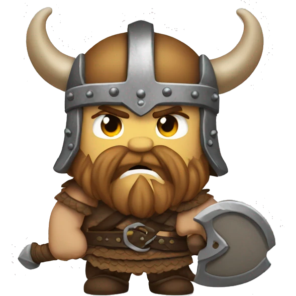 Drakkar viking angry emoji