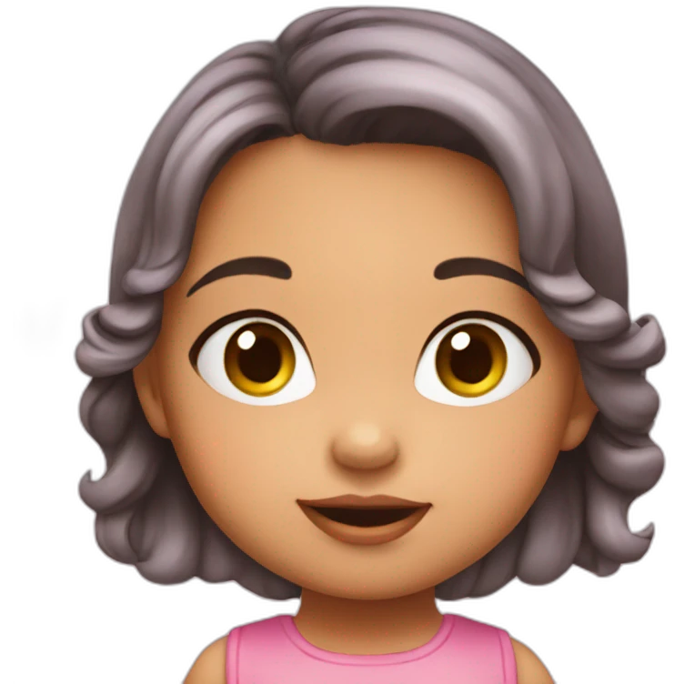 Baby-girl-cute emoji