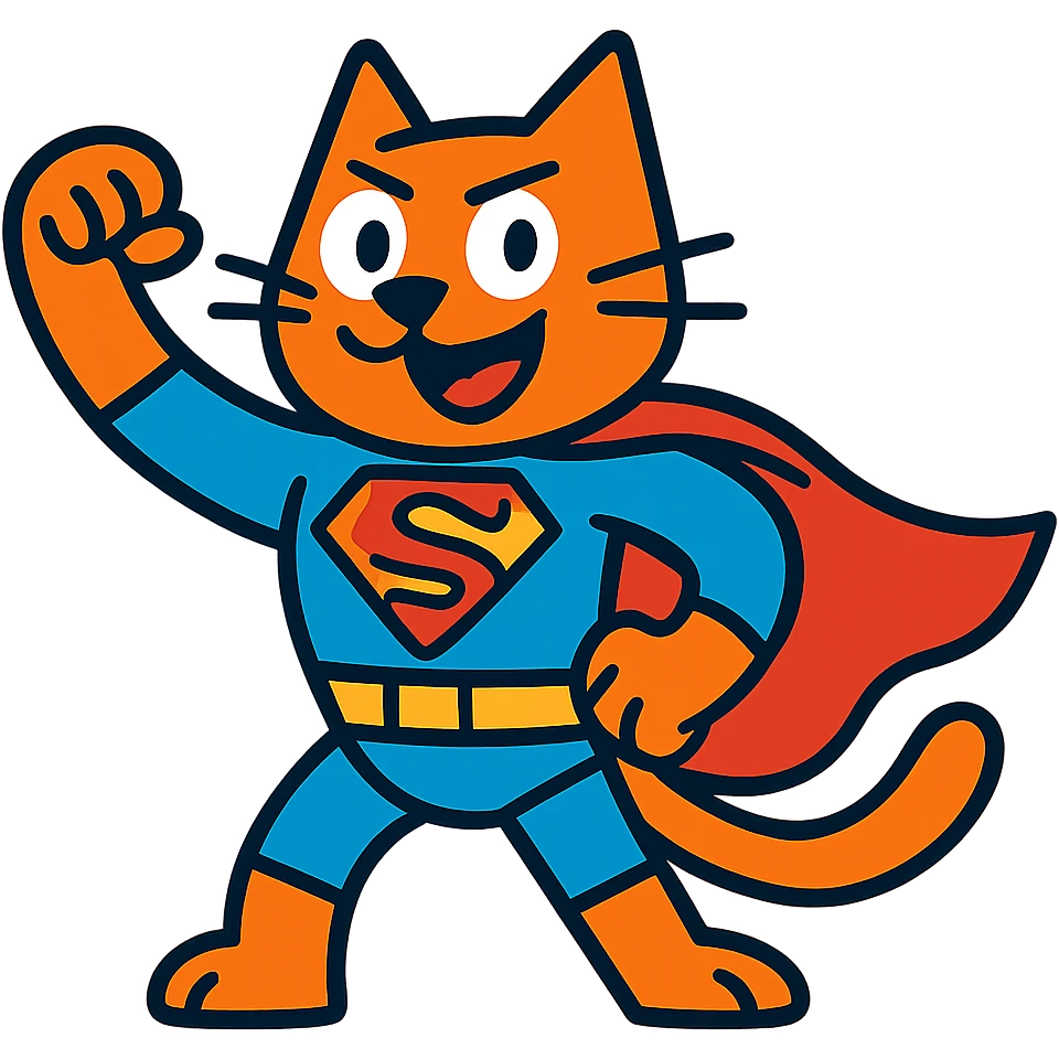 super cat emoji