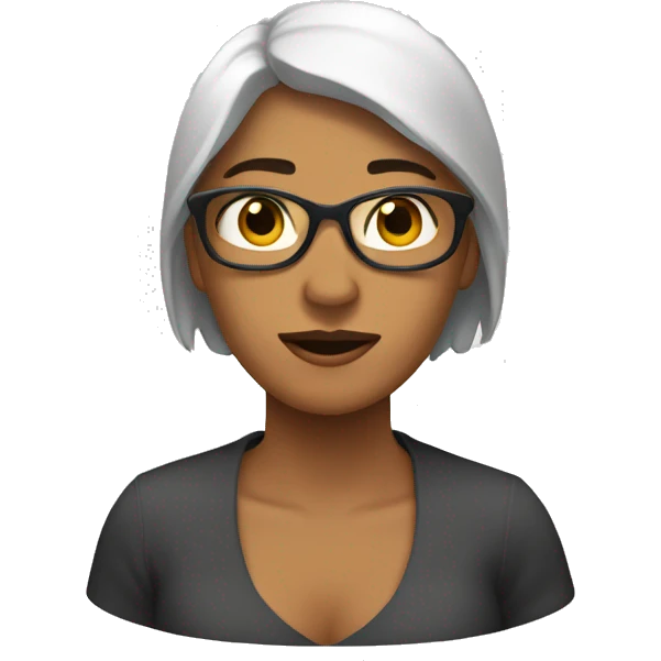 Mujer decepcionada  emoji