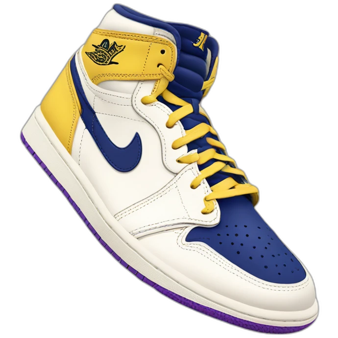 Jordan1 la paire de chaussures emoji