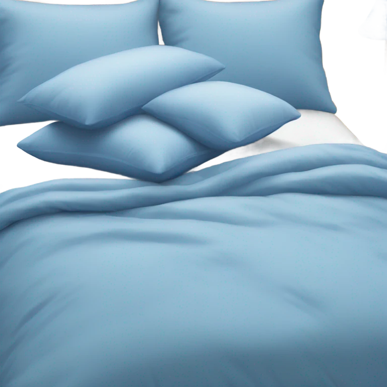 blue bed emoji