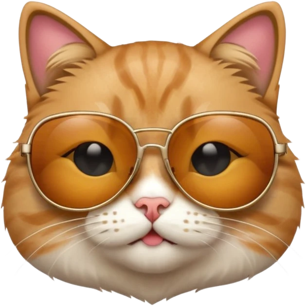 Cat wearing sunglasses emoji