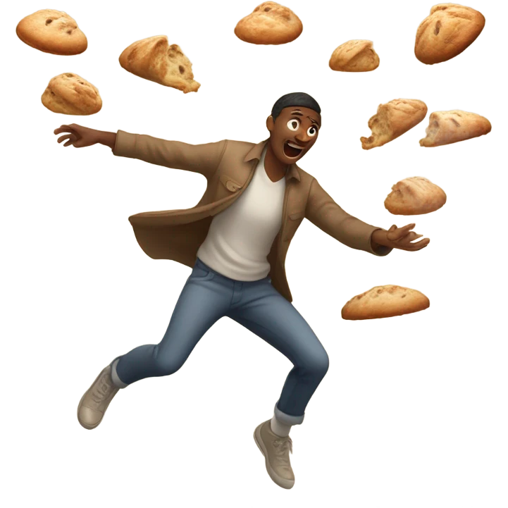 Throwing scones emoji