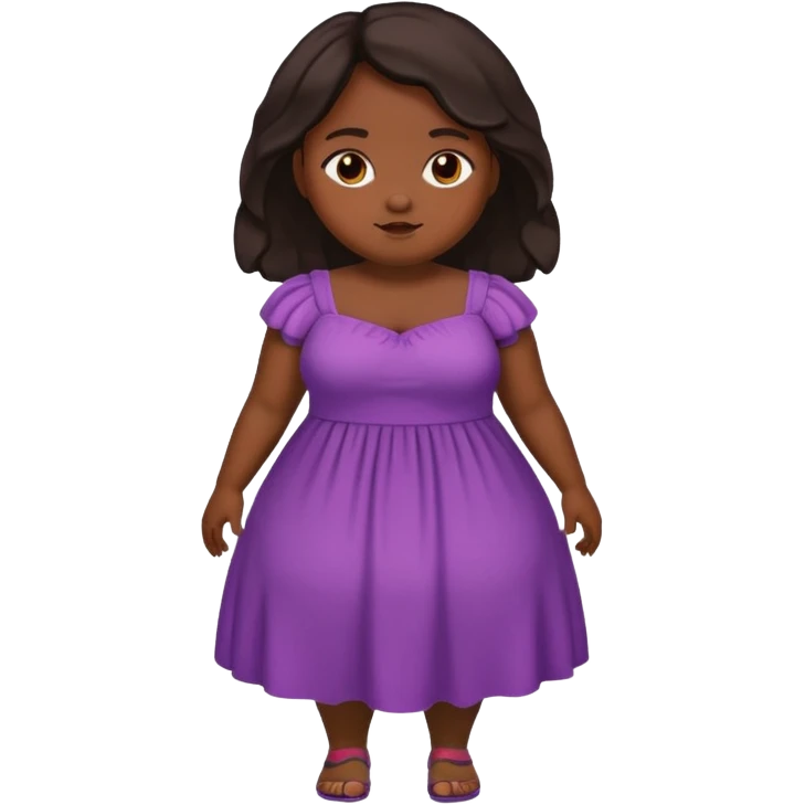 ugly black girl fat butt emoji