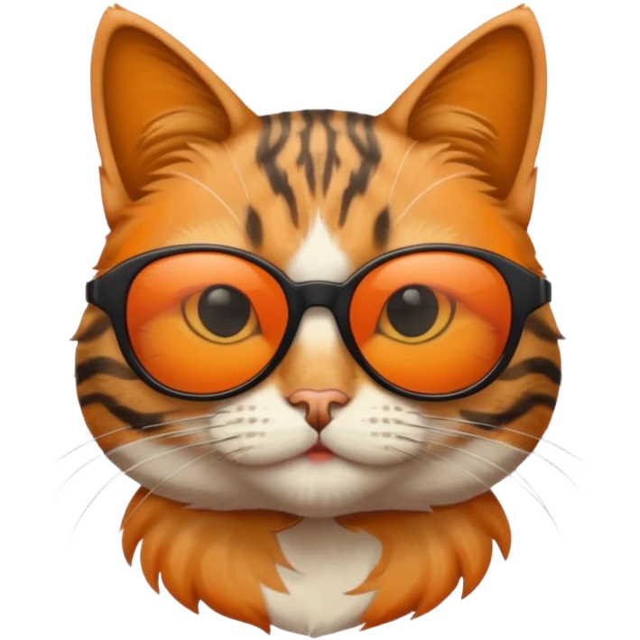 Cat wearing sunglasses emoji