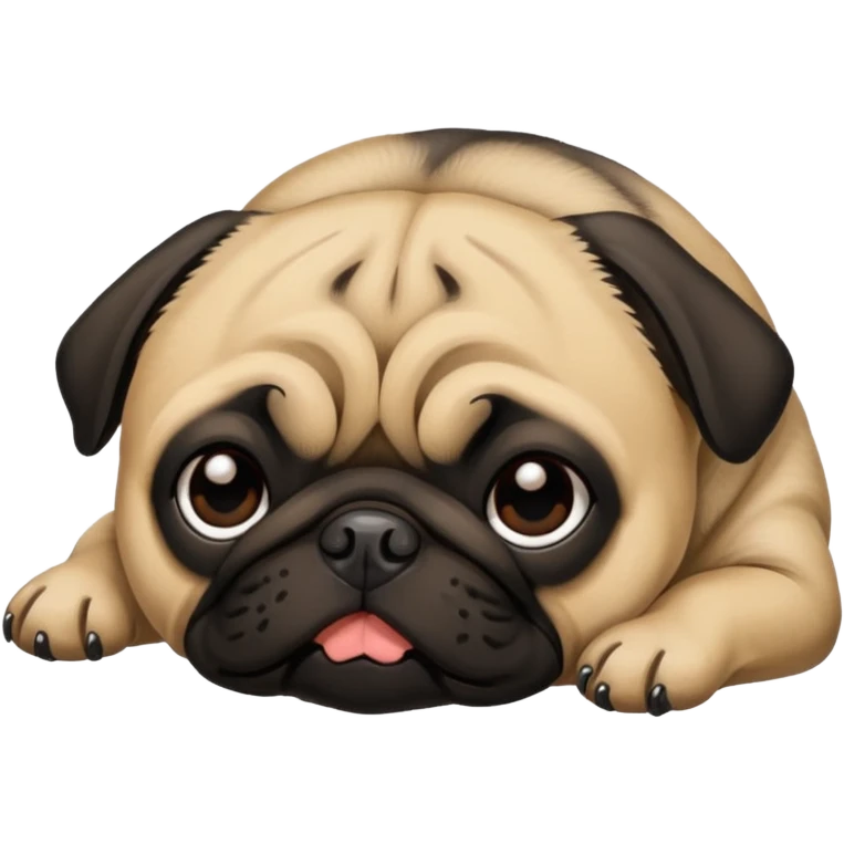 Pug morto emoji