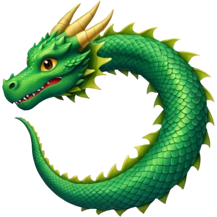 dragon tail emoji