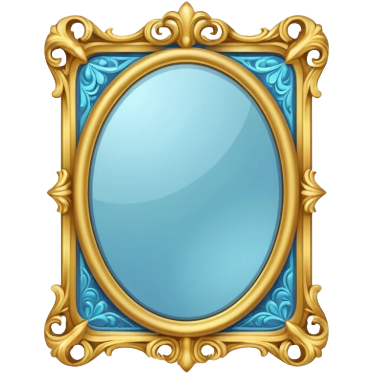 magic mirror on the wall from snow white. emoji