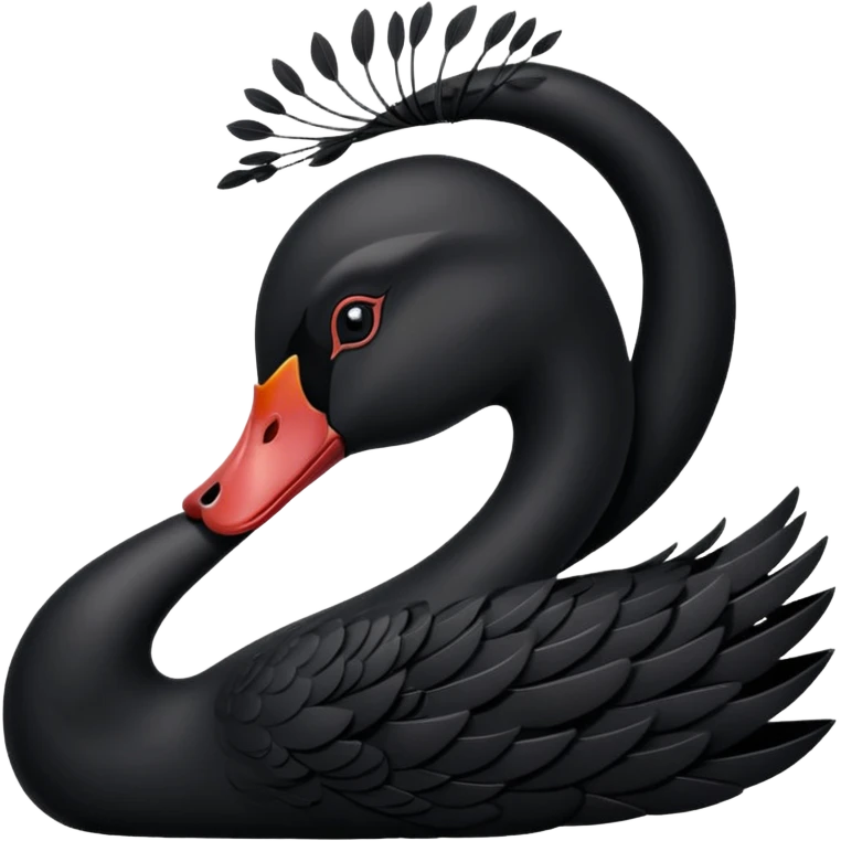 Cisne negro emoji
