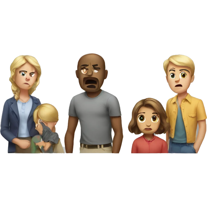 Family conflict emoji