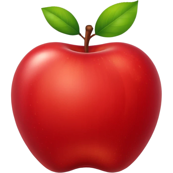 A for apple  emoji
