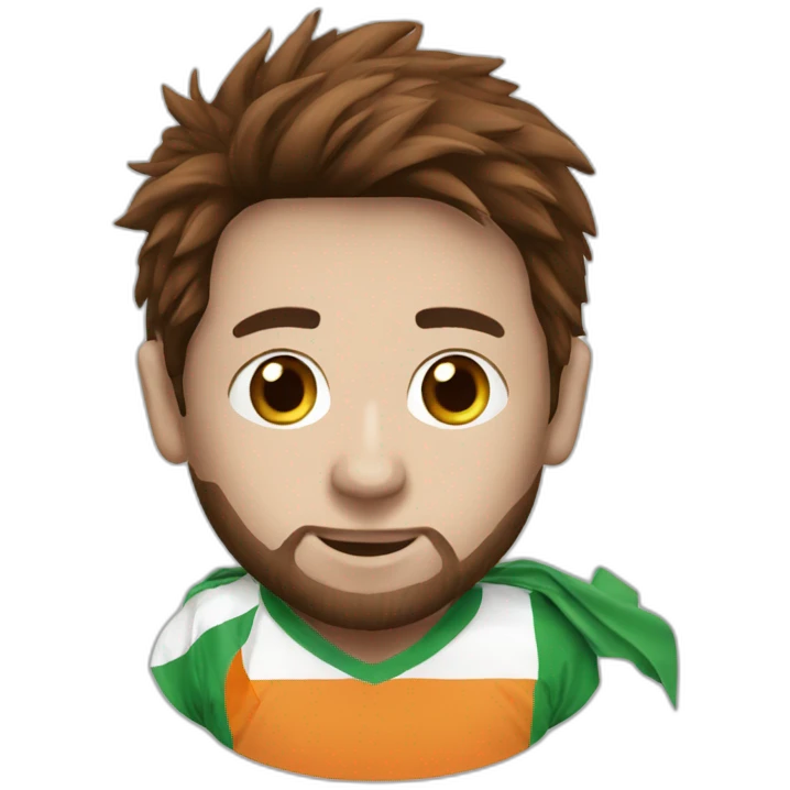 Messi with ivory coast flag emoji