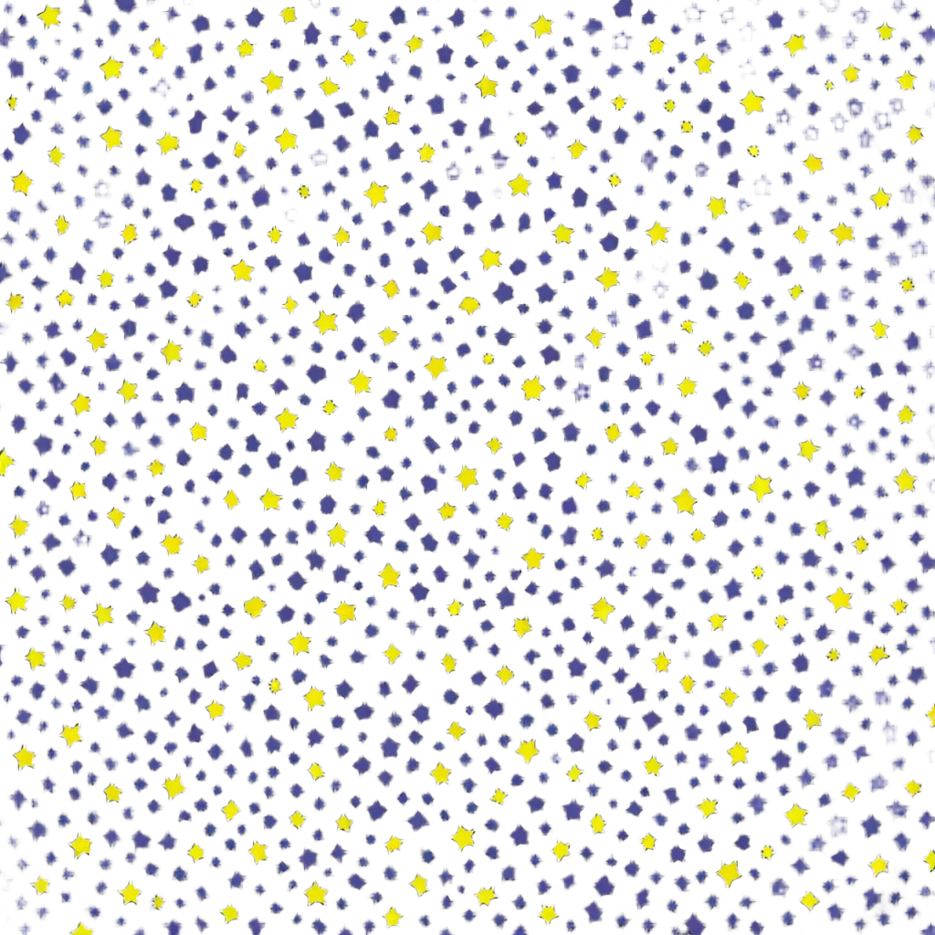 clean simple design with only a glowing sparkle or star overlaid on a roll of patterned fabric, no faces or characters emoji