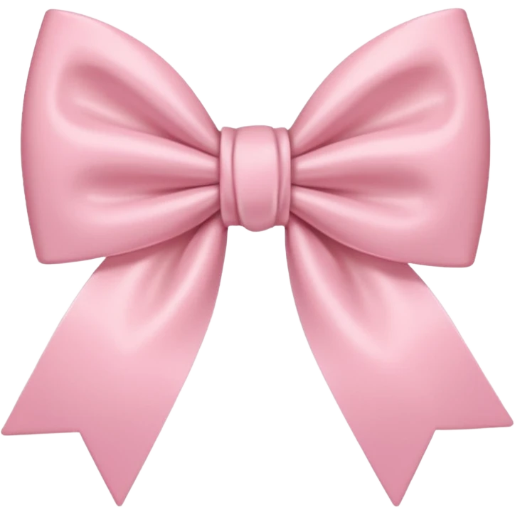 Very light Pink coquette aesthetic bow  emoji