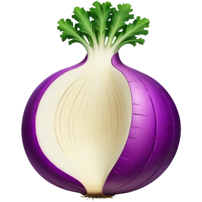 slice of turnip emoji