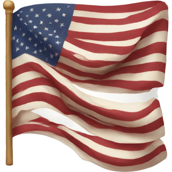 The American flag emoji