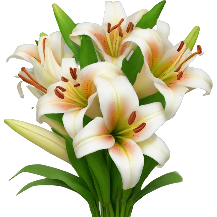 bouquet of lilies  emoji