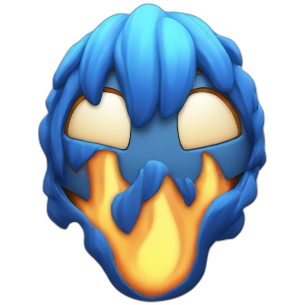 blue fire emoji