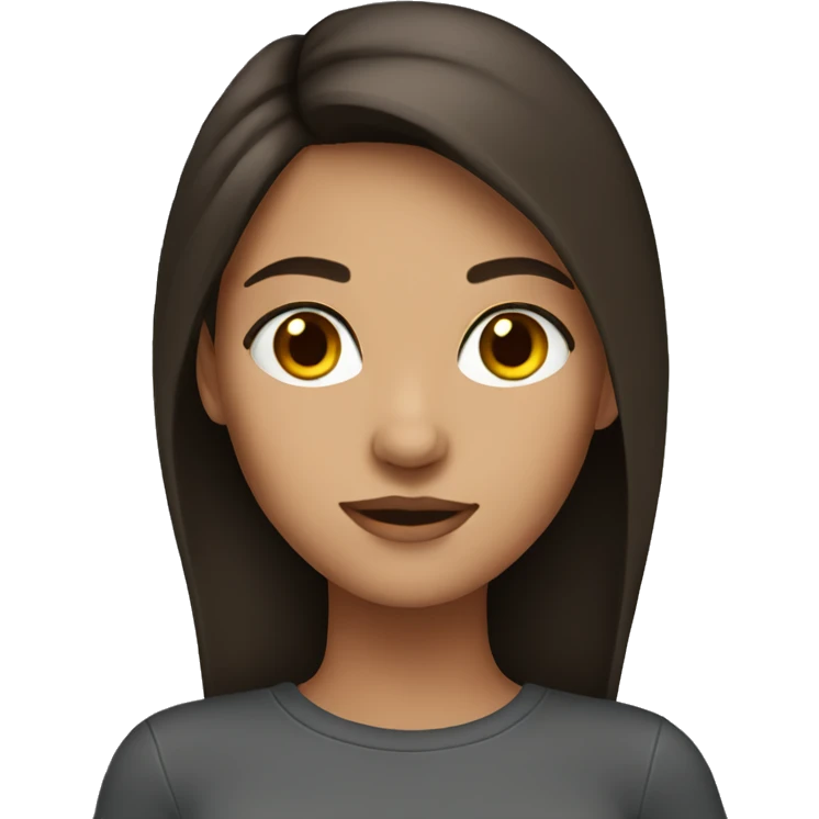 Brunette girl  emoji