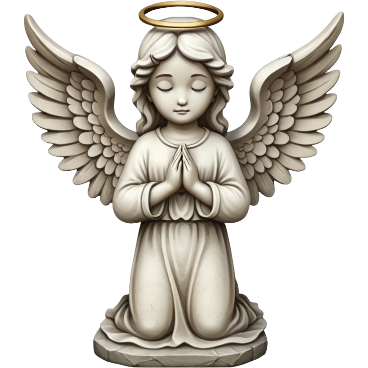 angel in stone emoji