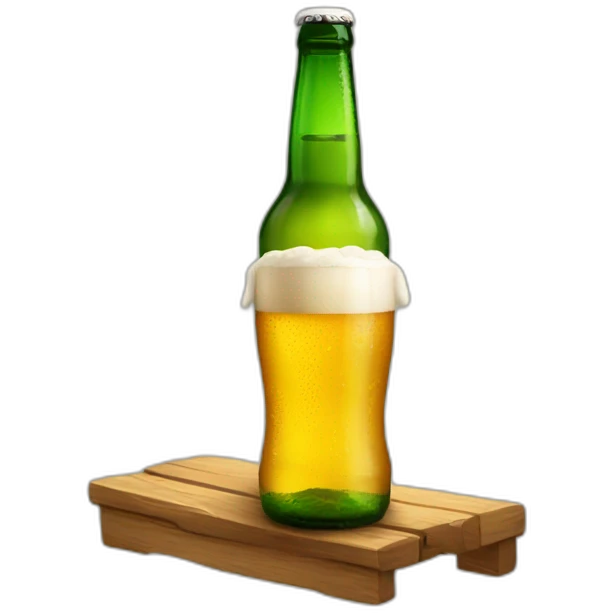 Link avec une bière emoji