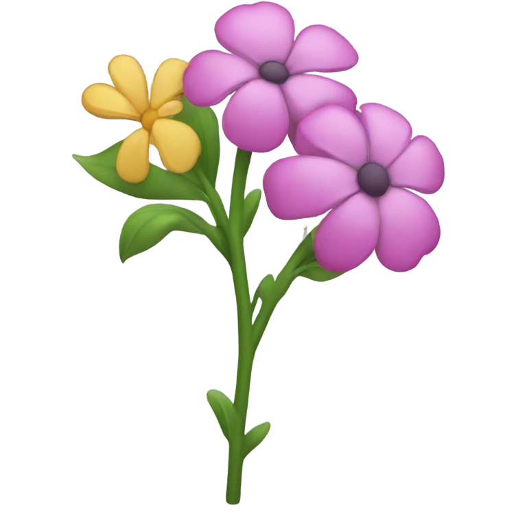 A flower emoji