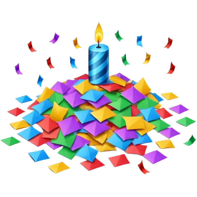 birthday confetti emoji