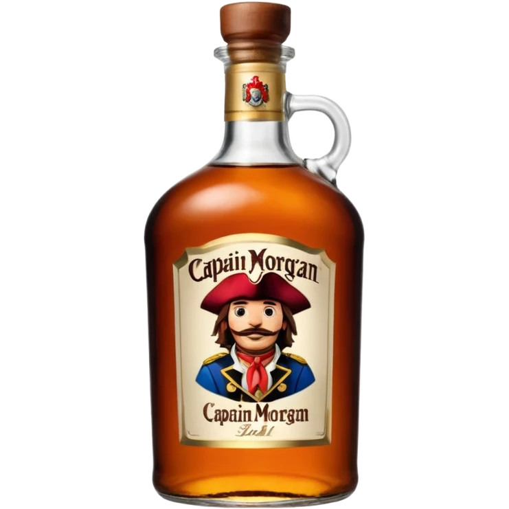 Bouteille de Captain Morgan, 1 l emoji