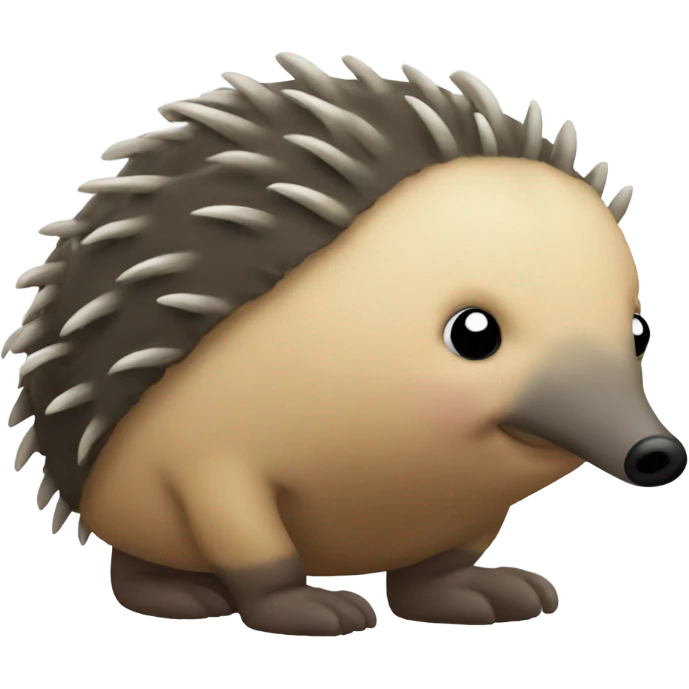 fat echidna emoji